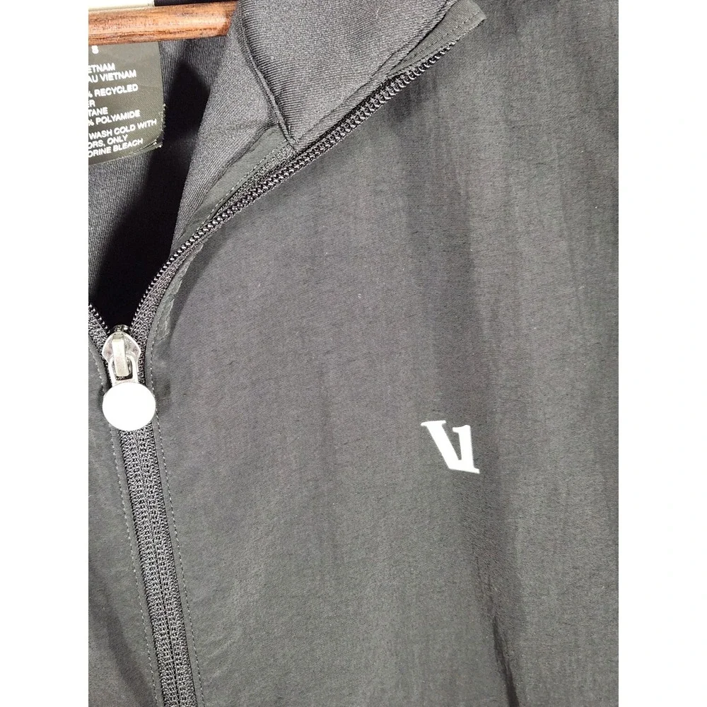 Vuori Mens Black Sunday Element Track Jacket Zip Front Size‎ Small